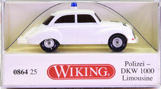 Wiking 086425 (1:87) – DKW 1000 Limousine Polizei 