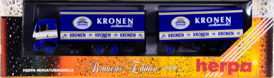 Herpa 182072 (1:87) – Mercedes-Benz Sattelzug KRONEN 'Brauerei Edition 1994' 