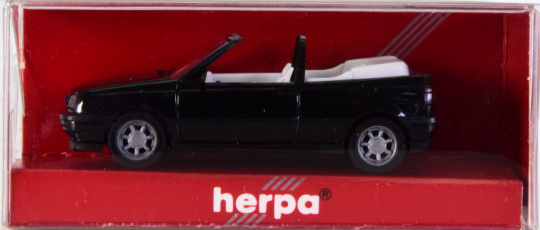 Herpa 021548 (1:87) – VW Golf GL Cabrio, schwarz 