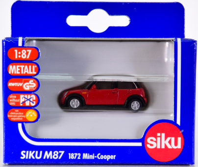 Siku 1872 (1:87) - Mini-Cooper M87, rot 