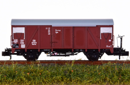 Modellbahn Union MU-N-G54007 – Gedeckter Güterwagen Gms 54 der DB 