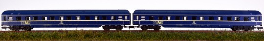 Minitrix 15733 – 2-teiliges Schlafwagen-Set WLABmh der DB 
