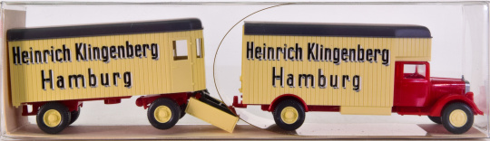 Wiking 84526 (1:87) – Mercedes-Benz L 2500 Möbellastzug Heinrich Klingenberg Hamburg 