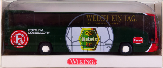 Wiking 7140441 (1:87) – Mercedes-Benz O 404 RHD Reisebus FORTUNA DÜSSELDORF 
