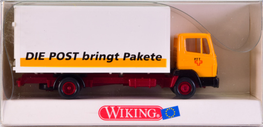 Wiking 55204 (1:87) – Mercedes-Benz 814 PTT Koffer LKW 