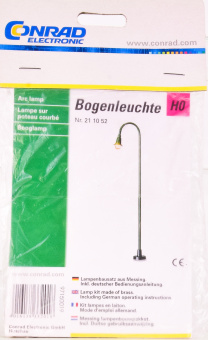 Conrad 21 10 52 (H0) – Bausatz Bogenleuchte aus Messing 