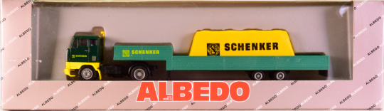 Albedo 116125 (1:87) – Volvo Pritschensattelzug SCHENKER 