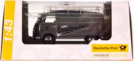 Schuco 010560 (1:43) – VW Kastenwagen Schnellbautrupp der Bundespost 