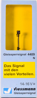 Viessmann 4409 (1:160) – Gleissperrsignal, Höhe 3,5 cm 