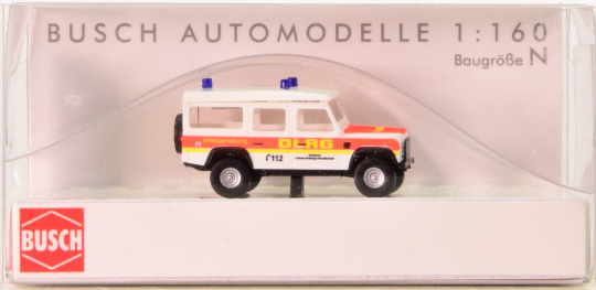 Busch 8374 (1:160) – Land Rover Defender DLRG 