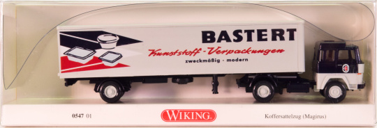 Wiking 0547 01 (1:87) – Magirus Koffersattelzug BASTERT 