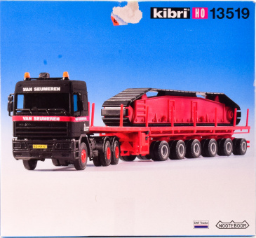 Kibri 13519 (1:87) – DAF Schwerlast-Sattelzug mit Ladung VAN SEUMEREN, unbenutzter Bausatz 