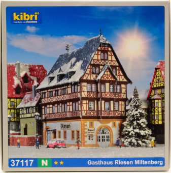 Kibri 37117 (N) – Gasthaus Riesen Miltenberg, Bausatz 