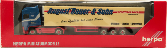 Herpa 149563 (1:87) – DAF XF SSC Sattelzug AUGUST BAUER UND SOHN 