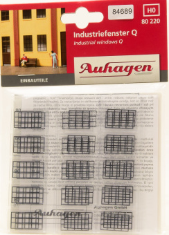 Auhagen 80220 (1:87) – Industriefenster Q, 30 Stück 