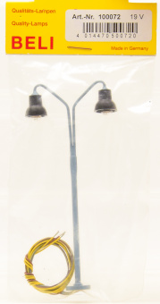 Beli 100072 (1:87) – Bogenlampe, 2-Fach, Höhe 110 mm 