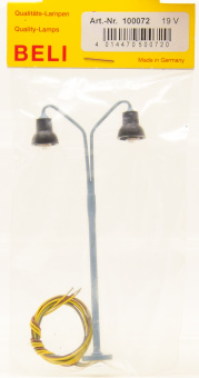 Beli 100072 (1:87) – Bogenlampe, 2-Fach, Höhe 110 mm 