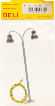 Beli 100152 (1:87) – Bogenlampe, 2-Fach, Höhe 110 mm 