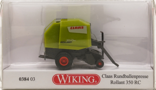 Wiking 0384 03 (1:87) – Claas Rundballenpresse Rollant 350 RC 