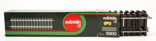 Märklin 5900 (Spur 1) – 10 x gerades Gleis, Länge je Gleis 300 mm 