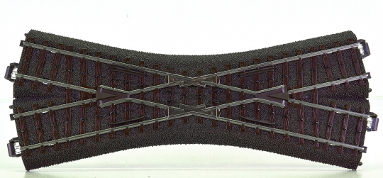 Märklin 24640 – C-Gleis Kreuzung 188,3 mm Länge / 24,3° 
