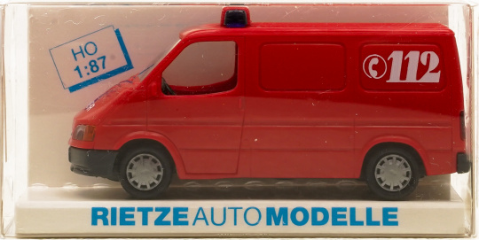 Rietze 50531 (1:87) – Ford Transit Kasten, Feuerwehr Notruf 112 