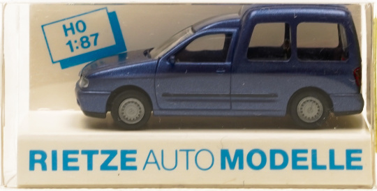 Rietze 20840 (1:87) – VW Caddy II, blau-metallic 