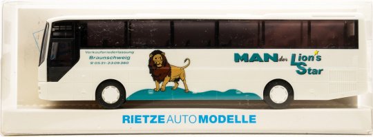 Rietze 63506 (1:87) – MAN Bus, Lion Star Braunschweig 