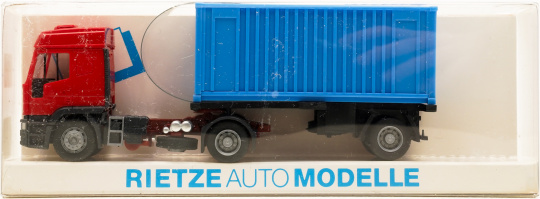 Rietze 60404 (1:87) – Iveco Container-Sattelzug 