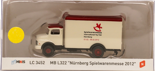 Lemke LC3452 (1:160) – Mercedes-Benz L322, Nürnberg Spielwarenmesse 2012 
