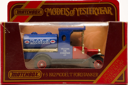 Matchbox Y-3 – Ford Modelit Tankwagen, Mobiloil, 1912 