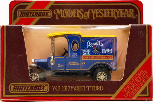 Matchbox Y-12 – Model T Ford, Rosella, 1912 