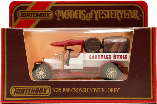 Matchbox Y-26 – Crossley Beer Lorry, Gonzalez Byass, 1918 