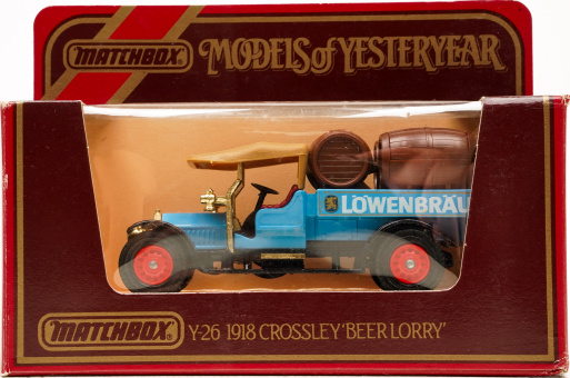 Matchbox Y-26 – Crossley Beer Lorry, Löwenbräu, 1918 