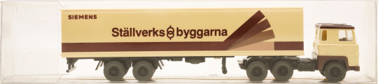 Wiking (1:87) – Scania Sattelzug, Siemens Ställverks byggarna 