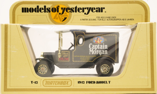 Matchbox Y-12 – Ford Model T, Captain Morgan, 1912 