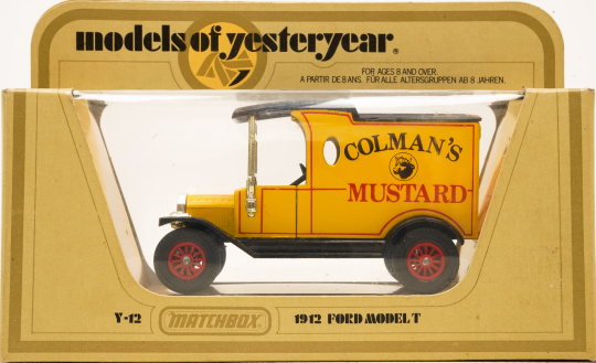 Matchbox Y-12 – Ford Model T, Colmans Mustard, 1912 
