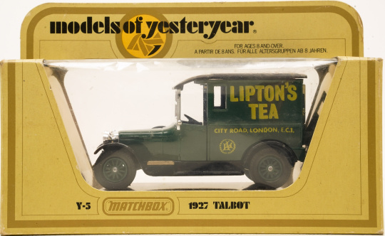 Matchbox Y-5 – Talbot, Liptons Tea, 1927 