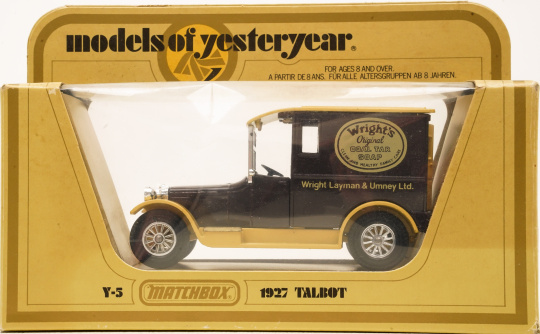 Matchbox Y-5 – Talbot, Wrights Soap, 1927 