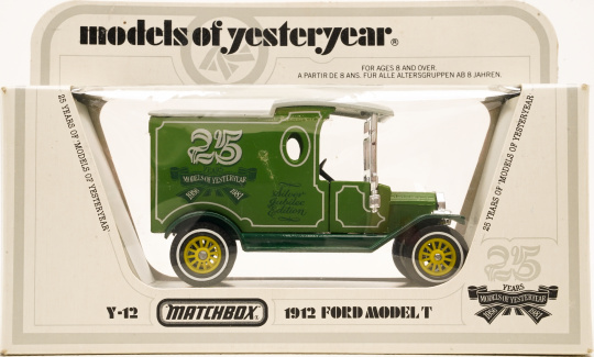 Matchbox Y-12 – Ford Model T, 25 Years -Models of Yesteryear-, 1912 