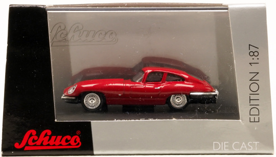 Schuco 45 258 1000 (1:87) – Jaguar E-Type, rot 