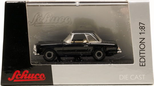 Schuco 45 261 8200 (1:87) – Mercedes-Benz 280 SL Pagode, schwarz 