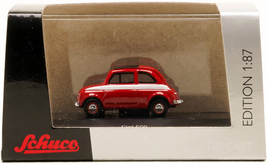 Schuco 45 262 7200 (1:87) – Fiat 500 Abarth Sport, rot 
