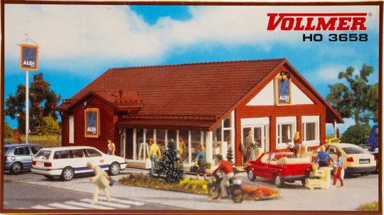 Vollmer 3658 (1:87) – Bausatz Aldi-Süd Markt 