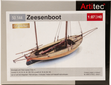 Artitec 50.144 (1:87) – Bausatz, Zeesenboot mit Ätzteilen 