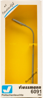 Viessmann 6091 (1:87) – Peitschenleuchte, gelbes Licht, 100 mm hoch 