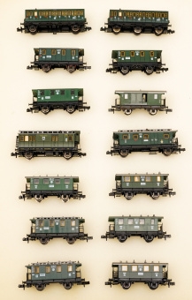 Fleischmann (N) – 14-teiliges Personenwagen-Set 