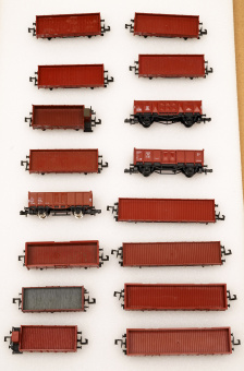 Fleischmann (N) – 16-teiliges Güterwagen-Set der DB 