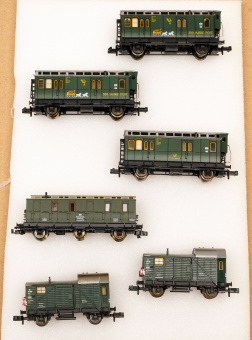 Fleischmann (N) – 6-teiliges Gütergwagen-Set der DB 