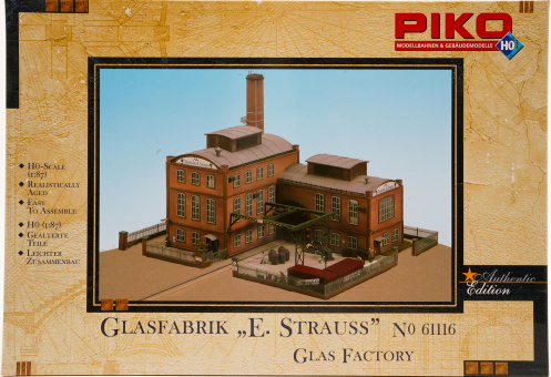Piko 61116 (1:87) – Bausatz, Glasfabrik E. Strauss 